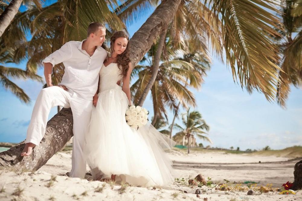 Свадьба на пляже Кариббеан Никиты и Карины